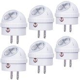 Emotionlite plug-in night light with 360° swivel for flexible hallway lighting.