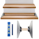Empire of Electronics Staircision angle gauge in action for precise stair measurements
