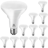 Energetic BR30 LED recessed bulbs pack front view for ceiling lighting refresh.
