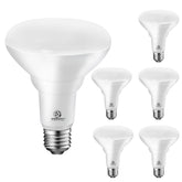 Energetic Lighting BR30 bulbs pack-front view showing energy-efficient room lighting