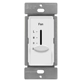 Enerlites 3-speed wall fan control slider offers smooth low, medium, and high settings for versatile cooling.