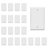 Enerlites blank wall plate cover gloss white for a clean look