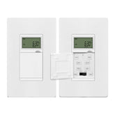 Enerlites programmable digital timer switch front view with scheduling controls