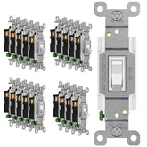 Enerlites toggle switch 3-way in-wall for versatile lighting control.