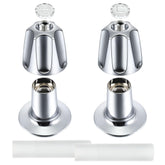 Enhon shower knob 2-piece replacement package for quick bathroom refresh.