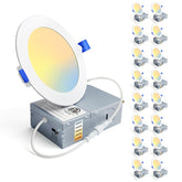 Ensenior 4-inch recessed light with installation template for precise cuts