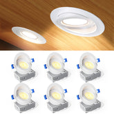 Ensenior 4-inch gimbal LED with 360° rotation for precise accent lighting.
