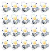 Ensenior 4-inch recessed light front view shows compact, energy-efficient ceiling lighting.