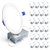 Ensenior 6-inch LED recessed light dimmable for living spaces.