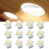 Ensenior 6-inch eyeball light with 360° rotation for flexible ceiling lighting