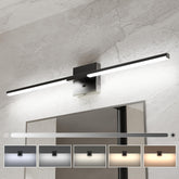 Ensenior 32-inch black vanity light over mirror for modern bathroom tasks