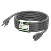 EP 25 ft extension cord with grounded plug for reliable outdoor power.