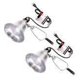 EP Clamp Lamp with detachable 5.5 inch aluminum reflector for targeted illumination