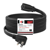 EP flat-plug 15ft appliance extension cord saves space against walls.