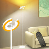EPABINA torchiere outer light rotates for customizable ambient lighting