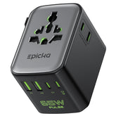 EPICKA Pulse Duo universal travel adapter for worldwide use