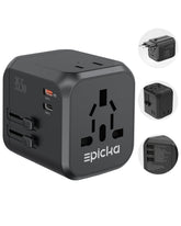 EPICKA TA-205 compact travel adapter for worldwide charging on the go.