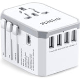 EPICKA TA-105 universal travel adapter, front view for worldwide charging on the go