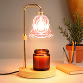EPIMA candle warmer lamp with top-down heating for even fragrance diffusion
