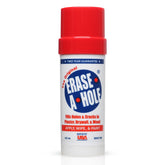 Erase-A-Hole wall repair stick in use filling a drywall nail hole quickly.