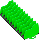 Ernst Manufacturing Plier Pro organizer with green base secures pliers in the toolbox drawer.