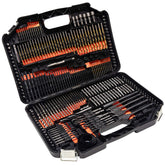 ETERNA 246-piece drill bit set displayed in the carry case for easy access