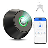 EUERTE fingerprint keyless lock on a front door enables quick access.
