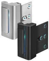 EverPlus home security door lock installed on a wooden door for added protection.