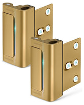 EverPlus reinforcement lock mounted on a front door enhances security.