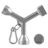EVRBUL meter curb box key wrench in 630 stainless steel for durable use