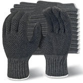 Evridwear protective gloves gray large palm-dots for secure grip