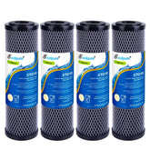 EXCELPURE packaging closeup shows BPA-free materials for safe filtration.