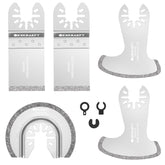 EXKRAEFT grout-removal flat diamond blade for precise grout lines.