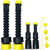 EZ-POUR Hi-Flo spout with 8-inch reach for fast, controlled pours.