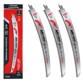 EZARC arc edge pruning blade close-up for powerful pruning.