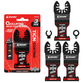EZARC Obsidian carbide blade pack with three blades for multi-material tasks