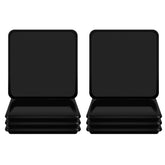 Ezprotekt 5-inch carpet sliders under a sofa leg for easy movement