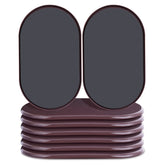 Ezprotekt reusable furniture sliders on carpet with oval design for easy movement of heavy items