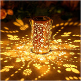 EZTZEN Bee Solar Lanterns with hanging pattern create warm garden illumination.