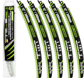 EZUVITA arc curve saw blades pack for smooth wood cutting and reduced binding.