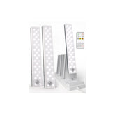 EZVALO 3-pack under-cabinet lights with dock for easy charging and setup