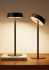 EZVALO cordless lamp in a living room with warm 2700K glow for cozy evenings.