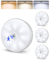 EZVALO motion sensor closet light close-up showing energy-efficient illumination for small spaces