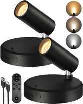 EZVALO Spotlights indoor with remote mounted on wall for precise artwork accent lighting