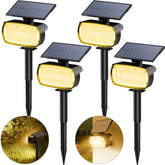 Fabrito large solar spot light dusk-to-dawn setup for enhanced nighttime visibility.