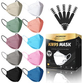 FACEMOON KN95 mask pack on white surface, daily protection against pollution.