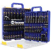 Facoow 55-piece impact nut driver set with magnetic tips for quick installations.
