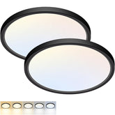 Fairdeer 2-pack LED flush mount 12-inch front view suitable for stylish kitchen lighting