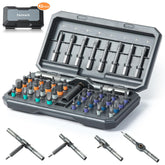 Faireach 42-in-1 magnetic screwdriver set in a compact case for portable home repairs.