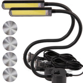 FAJ sewing light with 12-inch gooseneck offers precise task lighting for sewing